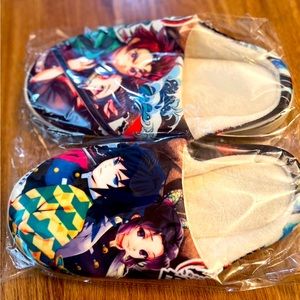 COPY - Demon Slayer Slipper Tanjiro and Nezuko Cosplay shoes Anime